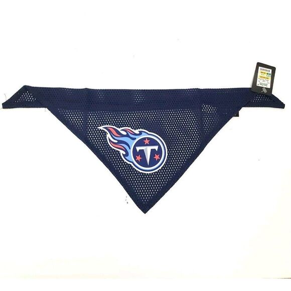 Tennessee Titans Official Licensed NFL Dog Bandana Scarf Fits Neck up to 14 inch - Picture 1 of 5